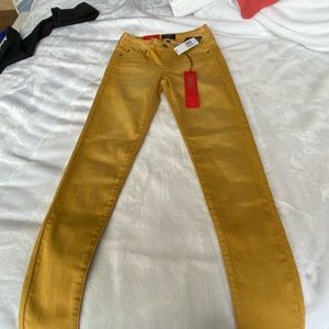 Mustard yellow pants
